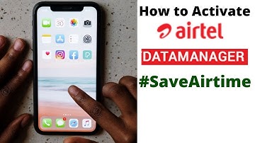 How To Activate Data Manager On Airtel Line