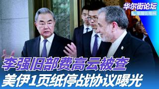 李强旧部、合肥书记费高云被查，习近平严审70后；王毅同伊朗外长见面，中国促和的条件；川普警告：不答应就开炸，美伊1页纸停战协议曝光｜华尔街论坛20260506