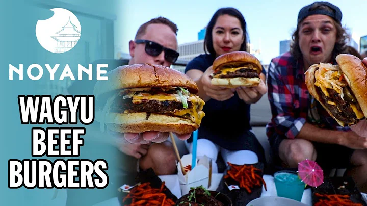 Noyane's Wagyu Burgers with Pork Belly Food Review...