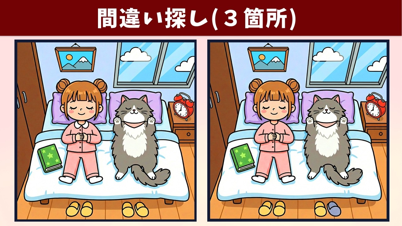 Spot the 3 Differences | Illustration Version #2194 - YouTube
