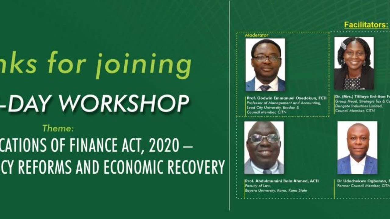 Download CITN WEBINAR on Policy Implications of Finance Act, 2020