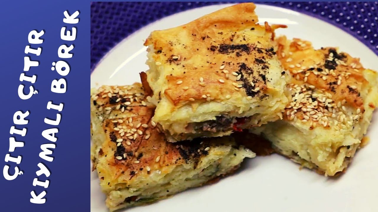 ÇITIR ÇITIR KIYMALI YUFKA BÖREĞİ TARİFİ / EVDE FIRINDA BÖREK NASIL YAPILIR? Börek tarifleri By Ferih