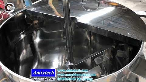 Nồi nấu tương ớt có cánh khuấy 200 lít lh 0909 266 949 Á Âu