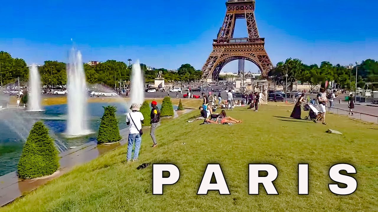 LiveParis France Hot Weather 30° YouTube