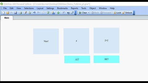What is variable in QlikView? ||  How to define it? || What is SET and LET ?|| Part 7