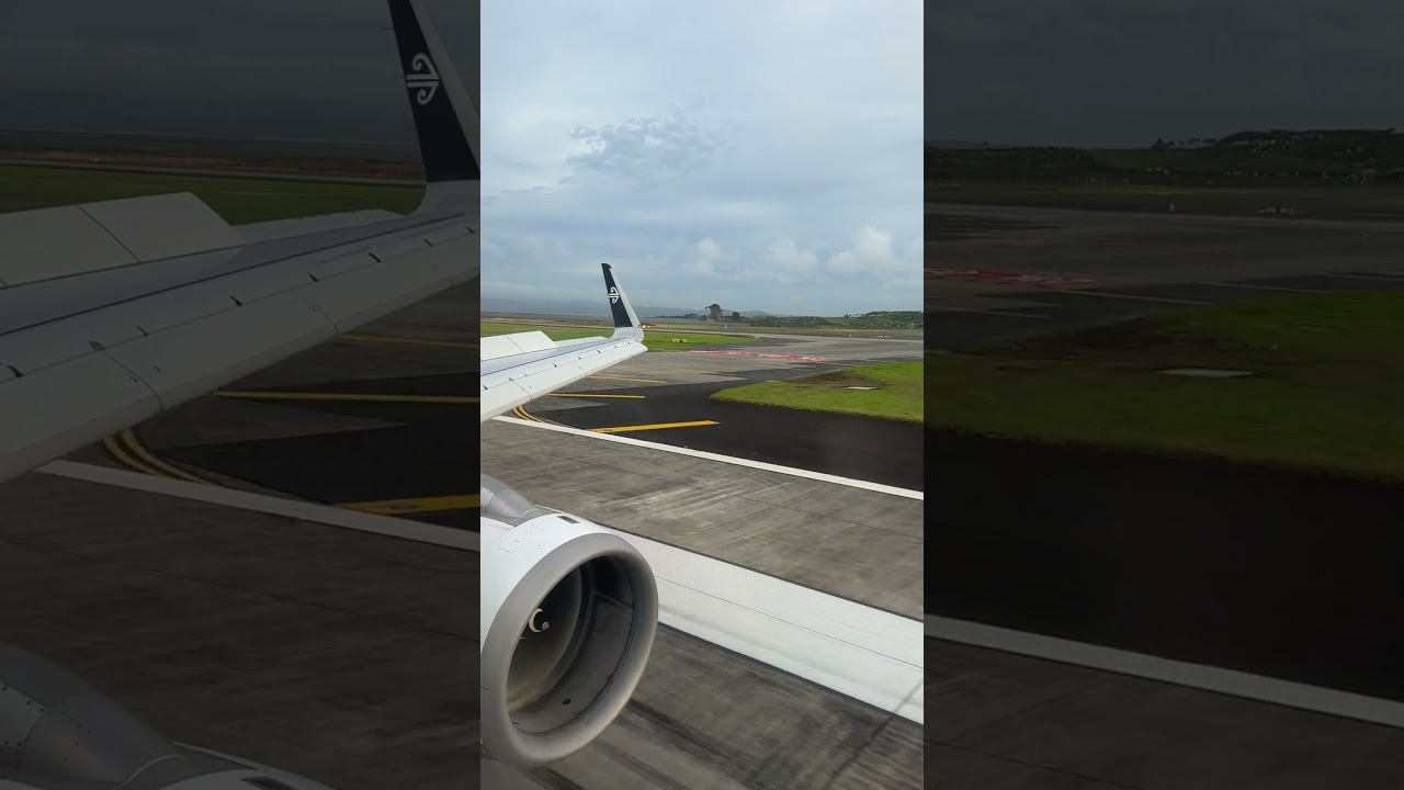 Air NZ A320 Morning Arrival Into AKL