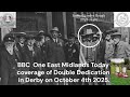 BBC East Midlands Coverage of Double Dedication in Derby of Two British American Civil War Veterans.