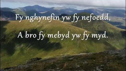 Adra - Gwyneth Glyn (geiriau / lyrics)