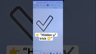 👉 Right Symbol in MS Word ✔️या👉 Alt+X Check Symbol ✔️#checkmark #rightsymbol #msword #shortcutkeys