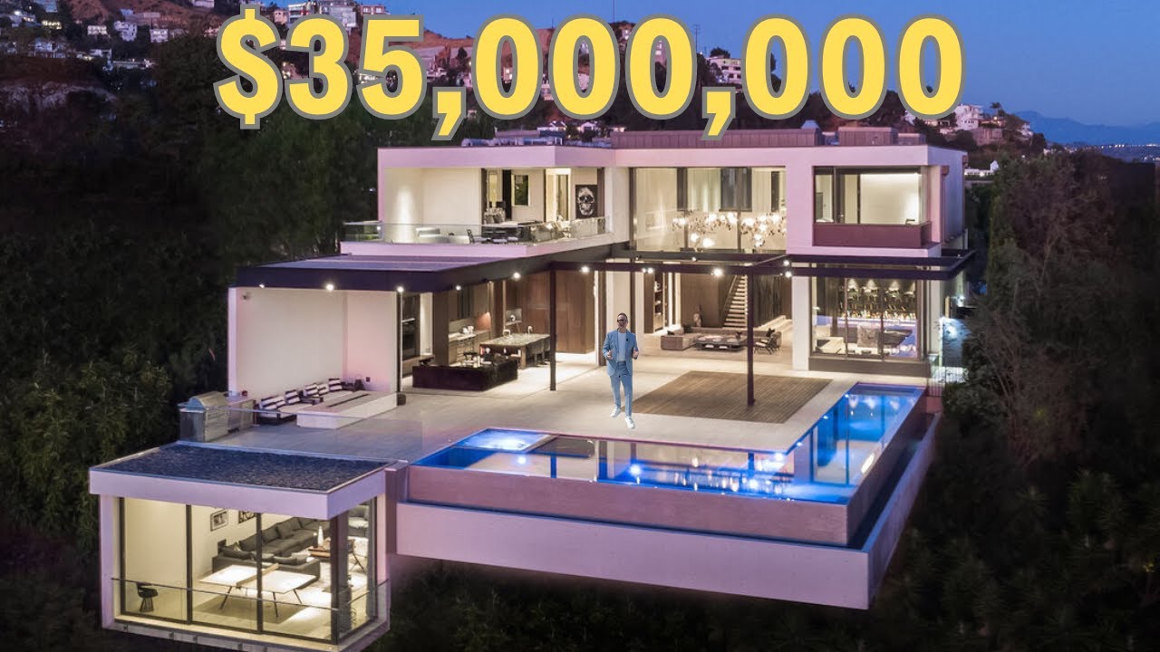 Inside a $35,000,000 MEGA VIEW  👀  Home in  Hollywood Hills I Mansion Tour