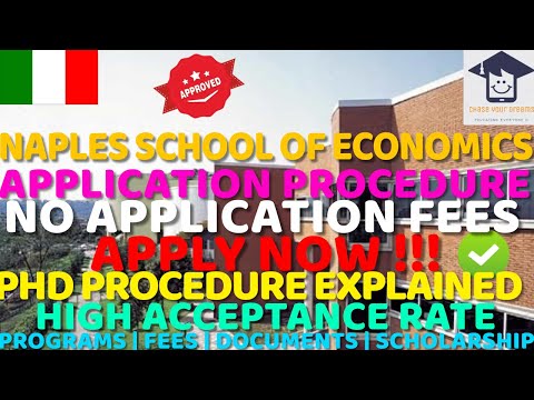 NAPLES SCHOOL OF ECONOMICS | NO APPLICATION FEES | APPLICATION PROCESS | FEES | PROGRAMS |