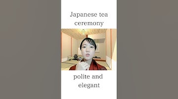 Japanese tea ceremony etiquette is full of hints on how to make your manners look beautiful #shorts