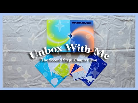 Unboxing Treasure 2nd Mini Album [The Second Step: Chapter Two] Kpop | Asmr, Lofi, No Talking