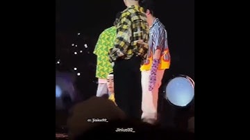 Seokjin playing with Taehyung