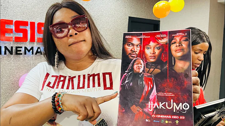 Actress Kemi Afolabi support colleague Toyin Abraham IJAKUMO movie at the cinema.