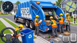 Garbage Truck Simulator 3D - Trash Truck Driver Games - Android GamePlay screenshot 2