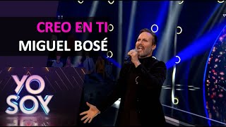 Miguel Bosé, mejor de la semana en recta final Yo Soy