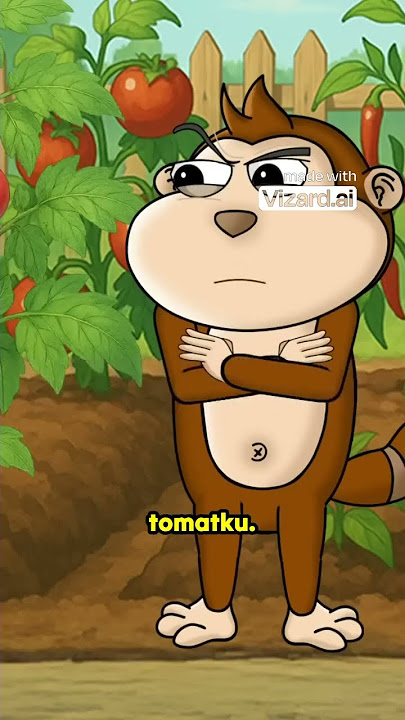 Monyet Nakal! Maling Tomat yang Bikin Kesal Tapi Lucu #animasulucu #animals #filmpendek #shorts