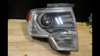 How to disassemble a 2009-2014 Ford F-150 Xenon Headlight