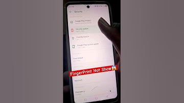 Fingerprint Option not show in infinix note 10 #information #fingerprint