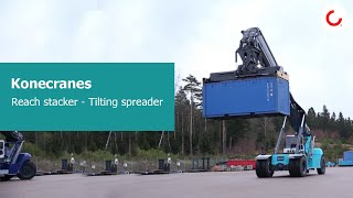Reach stacker - Tilting spreader screenshot 4