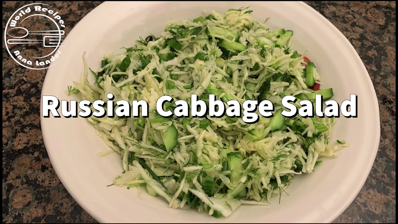Russian Cabbage Salad YouTube