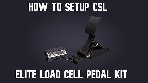 Unboxing And How To Setup Fanatec CSL Elite Load Cell Pedal Kit