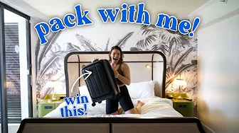 Pack With Me for a Tropical Vacation! AeroTrunk Pangolin Compression Packing + GIVEAWAY!