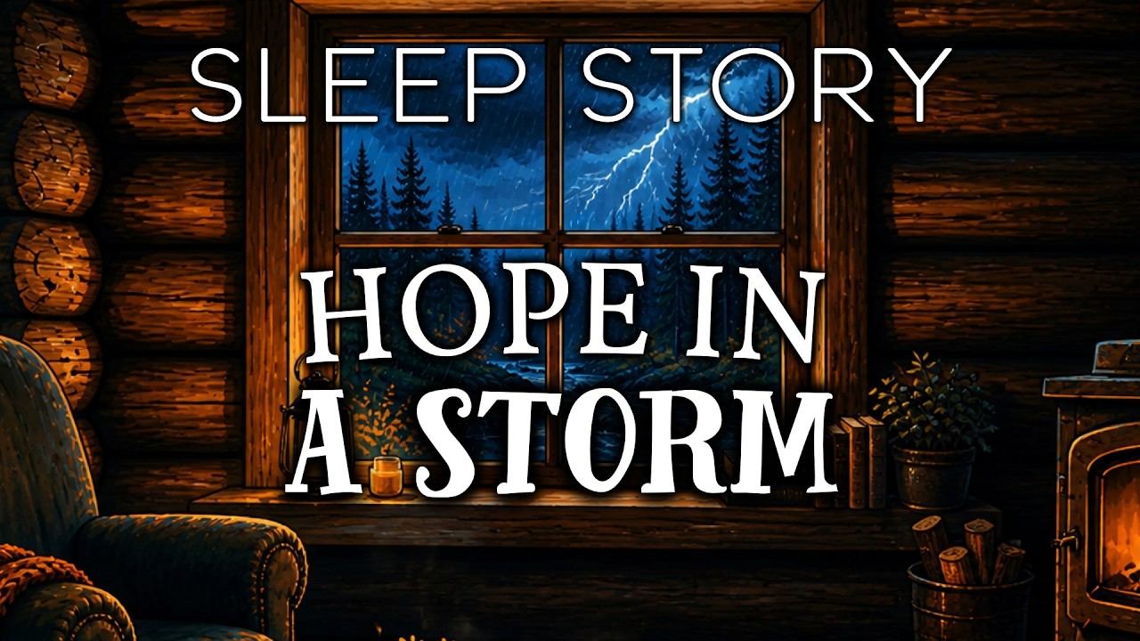 A Stormy Evening with Hope: A Soothing Bedtime Story
