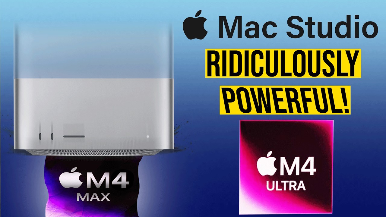Mac Studio M4 ULTRA Benchmark will Take PERFORMANCE to a NEW LEVEL ...