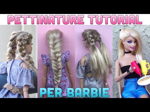 pettinature per barbie