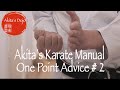 【Basic Karate Manual】#2 One Point Advice - Elbows 空手基本講座2 - 肘【Akita's Karate Video】