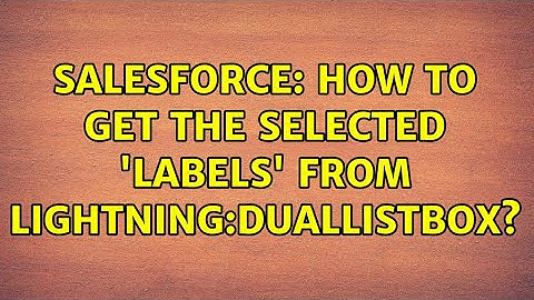 Salesforce: How to get the selected 