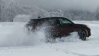 【ホンダ】新型ZR-V e：HEV 4WD＆2WD（FF）雪上試乗（1分10秒）