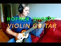 Hofner shorty violin demo jam travel guitar