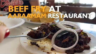 #onedishDXB | Beef Fry at Aaraamam in Karama