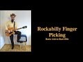 Rockabilly guitar lesson  basic finger picking lick to start with