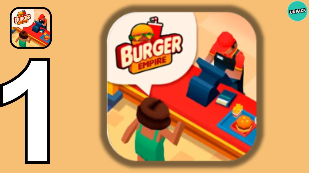 Idle Burger Empire Tycoon—Game Gameplay Walkthrough Part 1(iOS