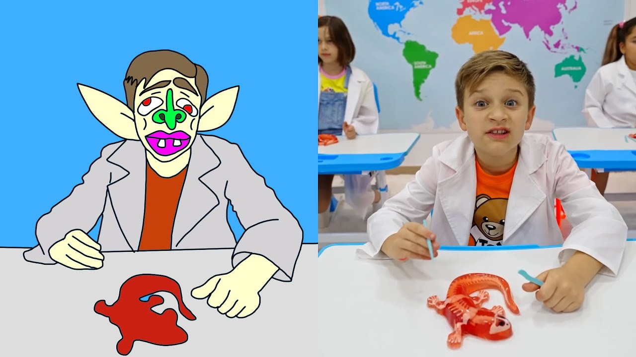 Oliver and his father learned to do science experiments together - YouTube