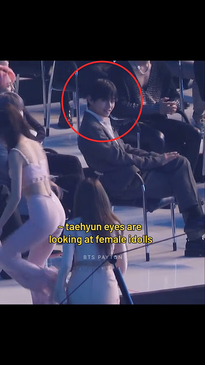 taehyung seeing at gfriend members 😌 #taehyung #gfriend #btsshorts