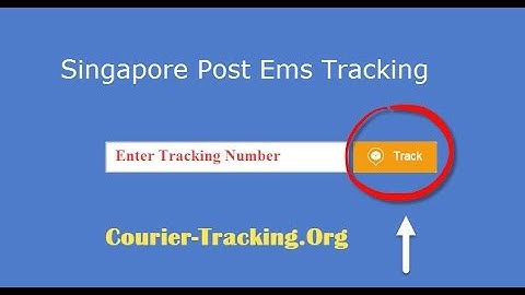 Singapore Post Ems Tracking Guide