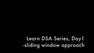 Coding challenge Day001: 🚀 Sliding Window Algorithm Explained | Maximum Sum Subarray (TypeScript)