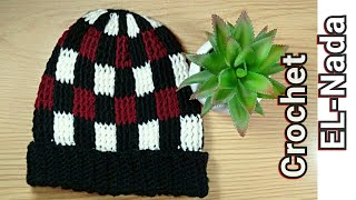 كروشيه ايس كاب \ طاقية \ كاروه جميع المقاسات Crochet New Hat