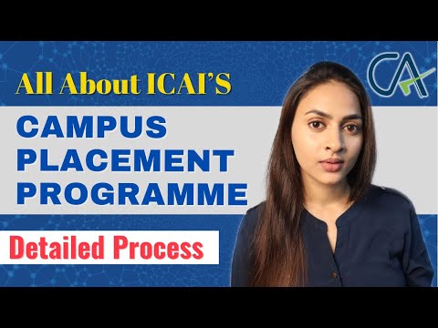 All about Campus Placement Programme by ICAI | Campus Placement for CA | ICAI Campus Placement 2022