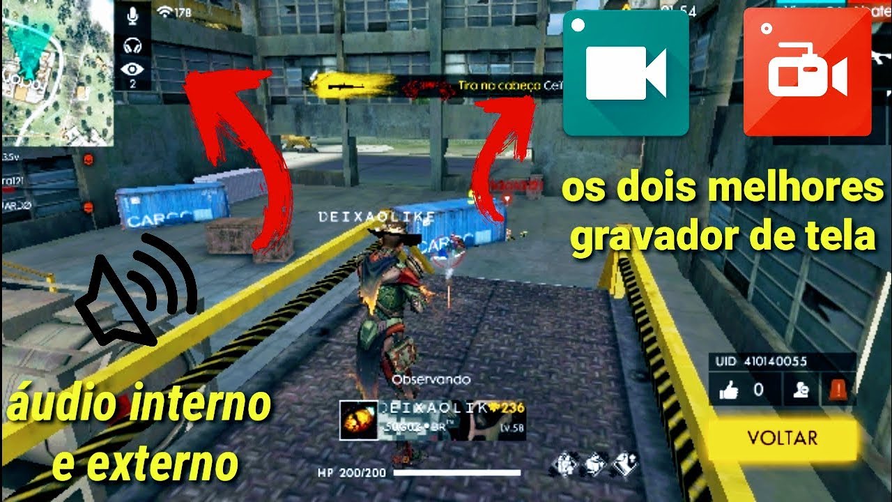 COMO GRAVAR E TELA DO CELULAR COM ÁUDIO INTERNO E EXTERNO SEM ROOT ...