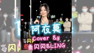 Video thumbnail of "《阿衣莫》Cover By 鱼闪闪BLING feat. Tian老虎【路演ver.】||『你别再难过 一个人去 远方流浪 你不必忧伤 逝去的梦 你可曾忘记』#阿衣妞妞"