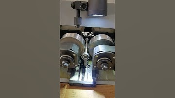 FEDA hydraulic thread rolling machine for making dies. #machine #factory #manufacturing #hydraulic