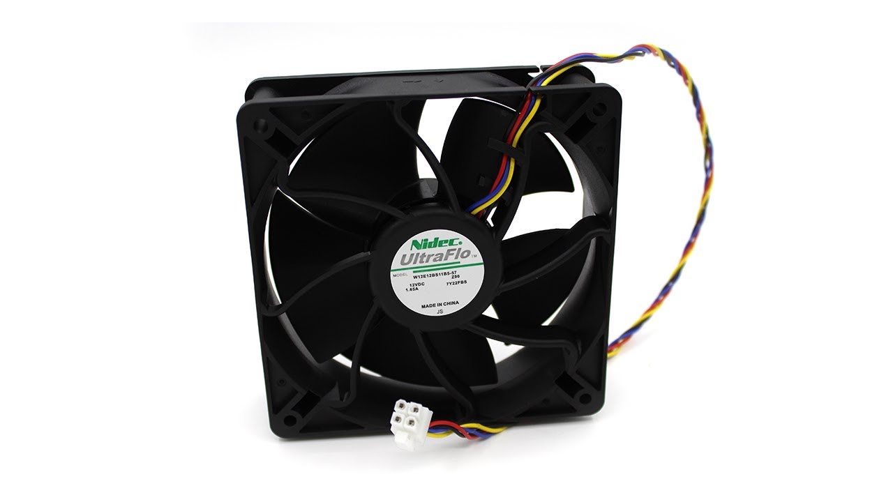 Nidec Antminer Miner Cooling Fan 120mm x 120mm x 38mm