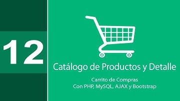 12- Catálogo de productos de carrito de compras con PHP, MySQL, AJAX y Bootstrap