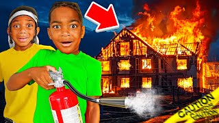 OUR HOUSE CAUGHT ON FIRE!